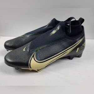 Nike Vapor Edge Pro 360 Black Gold Men's Size 12 Football Cleats CV6345-004